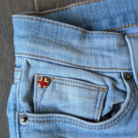 Hudson Nico Super Skinny Jeans, Mid Rise Light Wash Size 26 - Picture 7 of 13